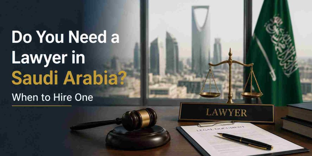 Do You Need a Lawyer in Saudi Arabia? When to Hire One